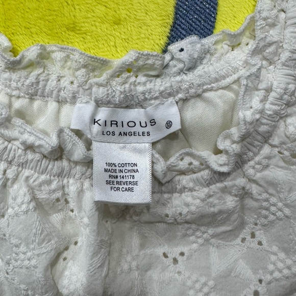 Forever 21 White Ruffled Peplum Blouse - Picture 2 of 16